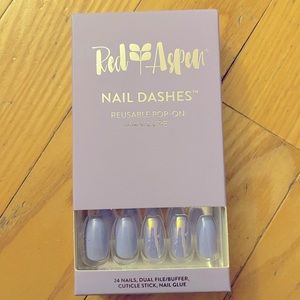 Red Aspen Nail Dashes in Unicorns are Real, Melinda